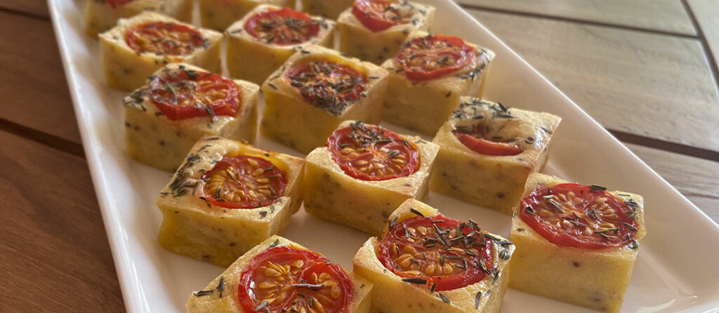 Bouchées tomates cerises et moutarde