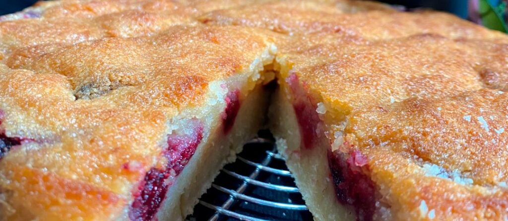 En Cuisine avec Brigitte - Moelleux amandes framboises