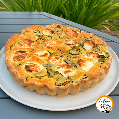 En Cuisine avec Brigitte - Tarte Courgettes Chèvre