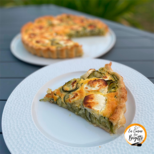 En Cuisine avec Brigitte - Tarte Courgettes Chèvre