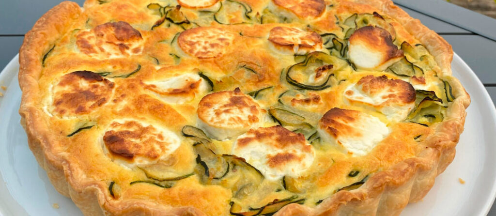 En Cuisine avec Brigitte - Tarte Courgettes Chèvre