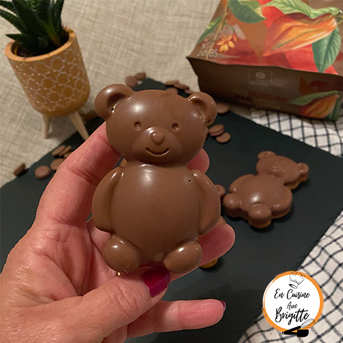 Madeleines en coque au chocolat