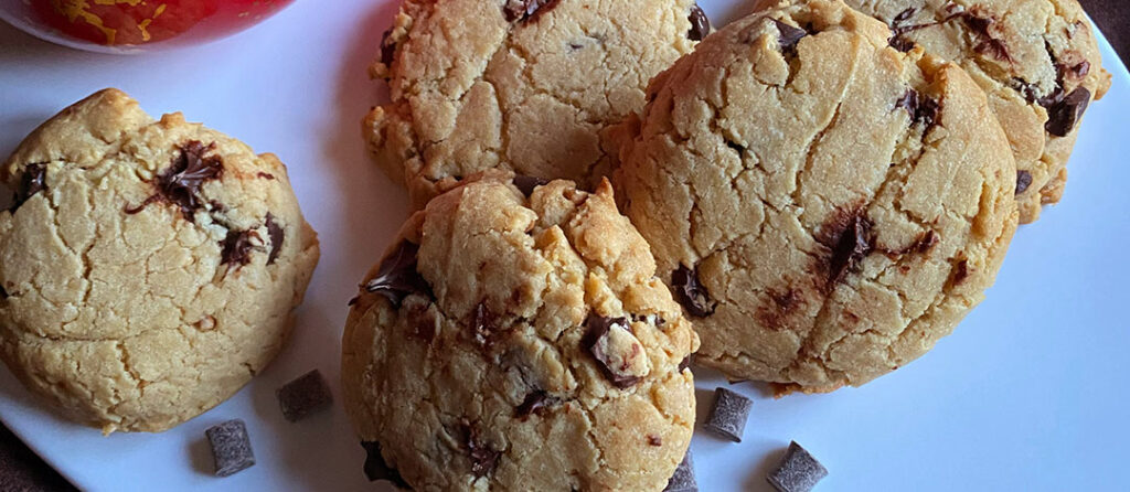 Cookies aux pépites de chocolat et beurre de cacahuètes
