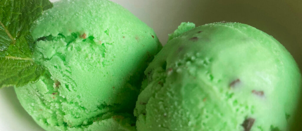 Glace menthe chocolat